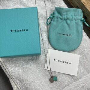 Tiffany’s Blue Double Heart Tag Pendant